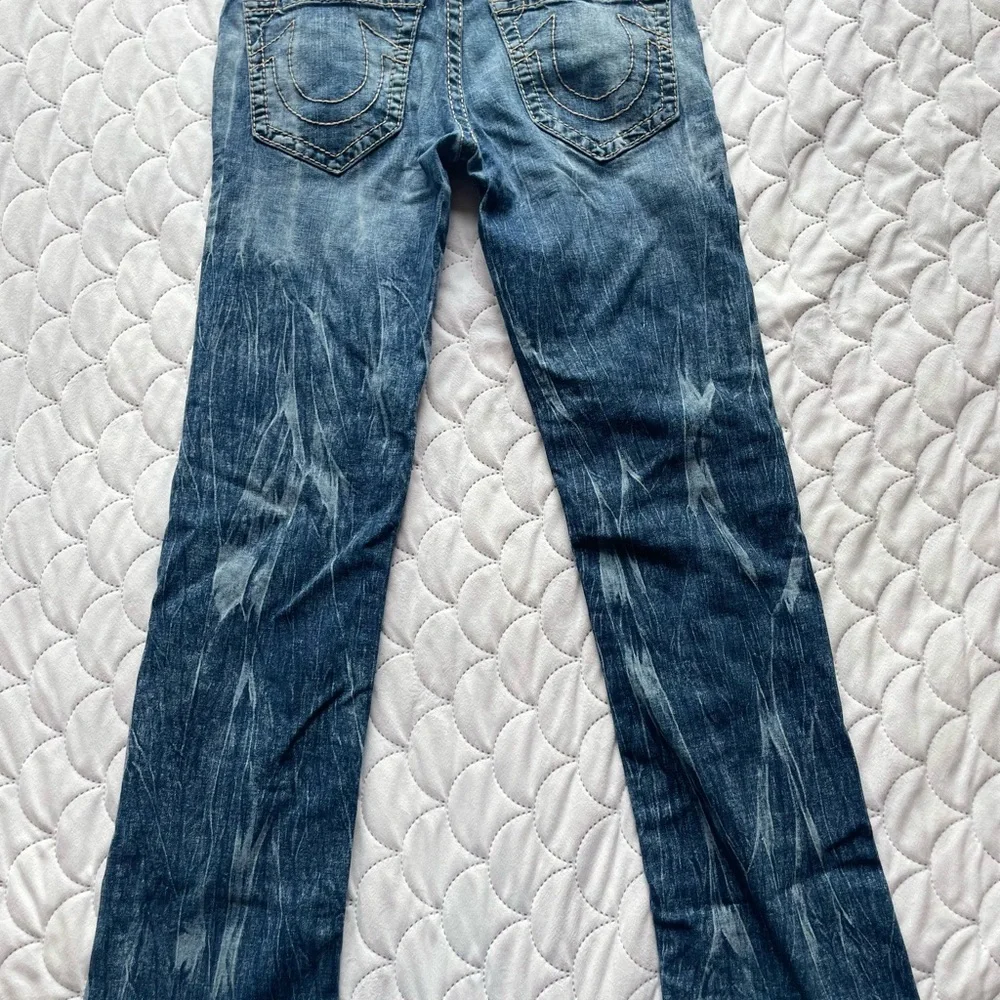 True Religion Men's Straight Blue Jeans